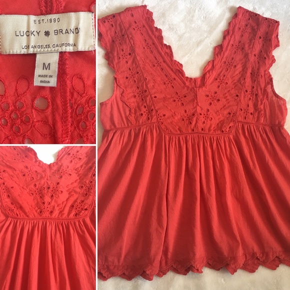 Lucky Brand Tops - Lucky Brand Beautiful Sleeveless Top Medium